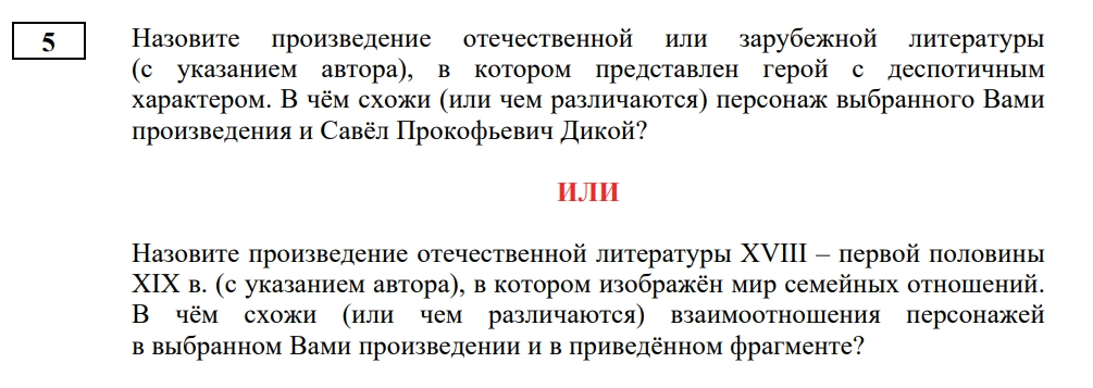 как проходит егэ по литературе
