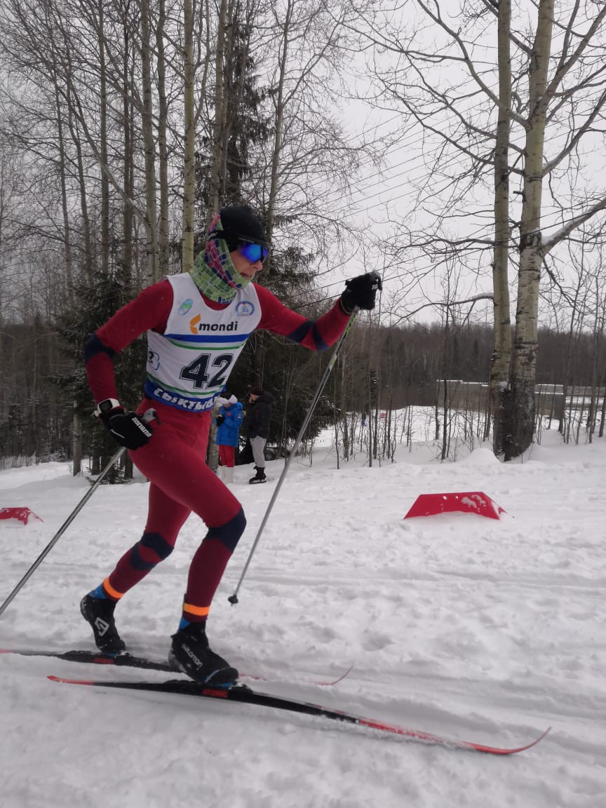Ученик MAXIMUM учавствует в лыжной гонке