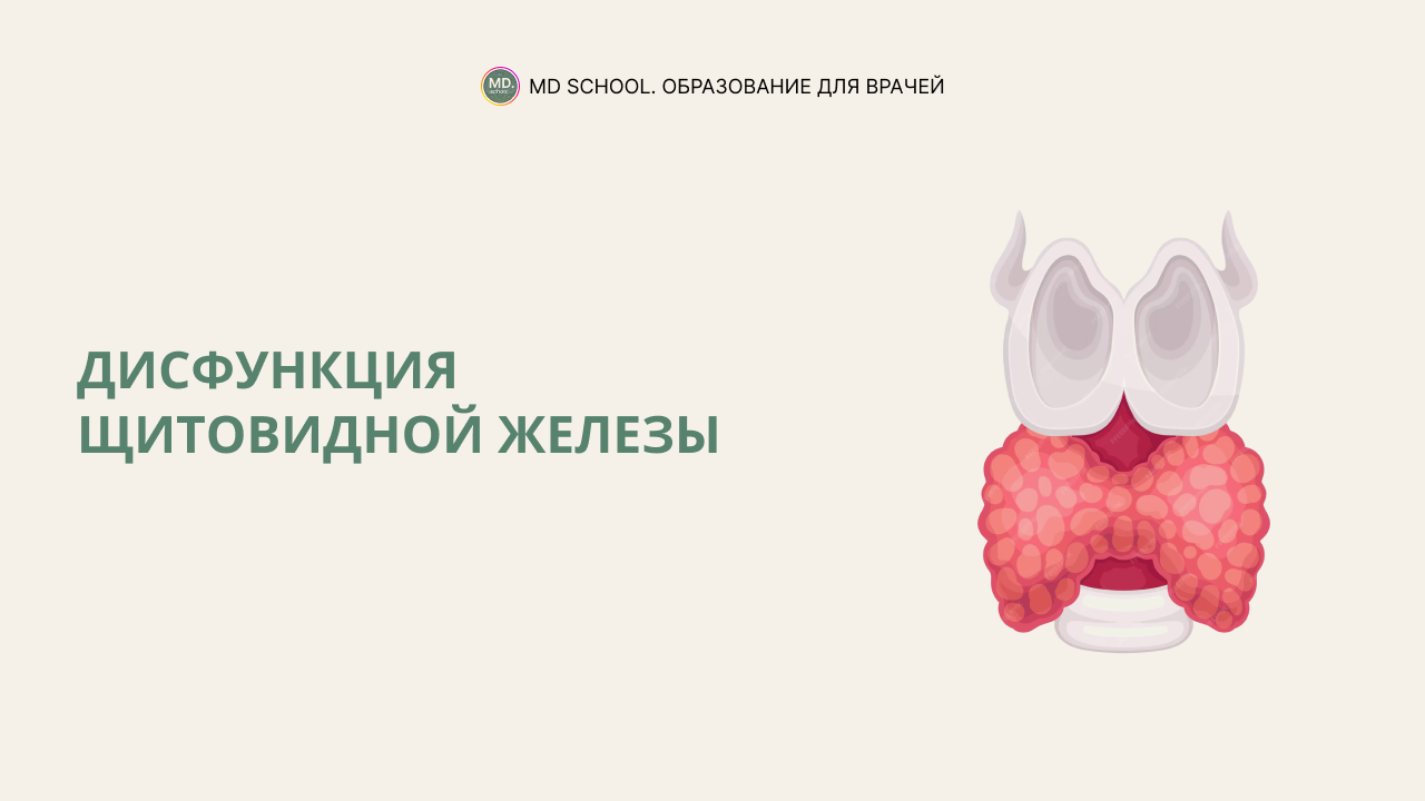 Картинка статьи Дисфункция щитовидной железы