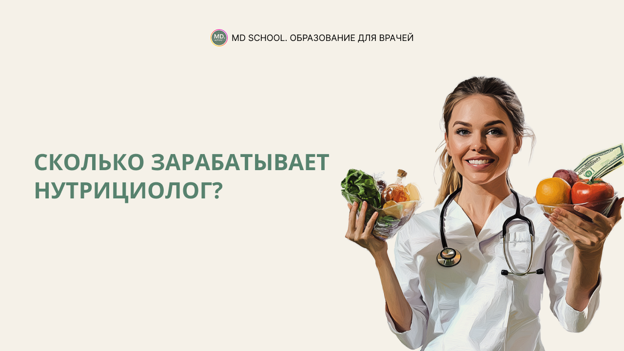 Картинка статьи Сколько зарабатывает нутрициолог?