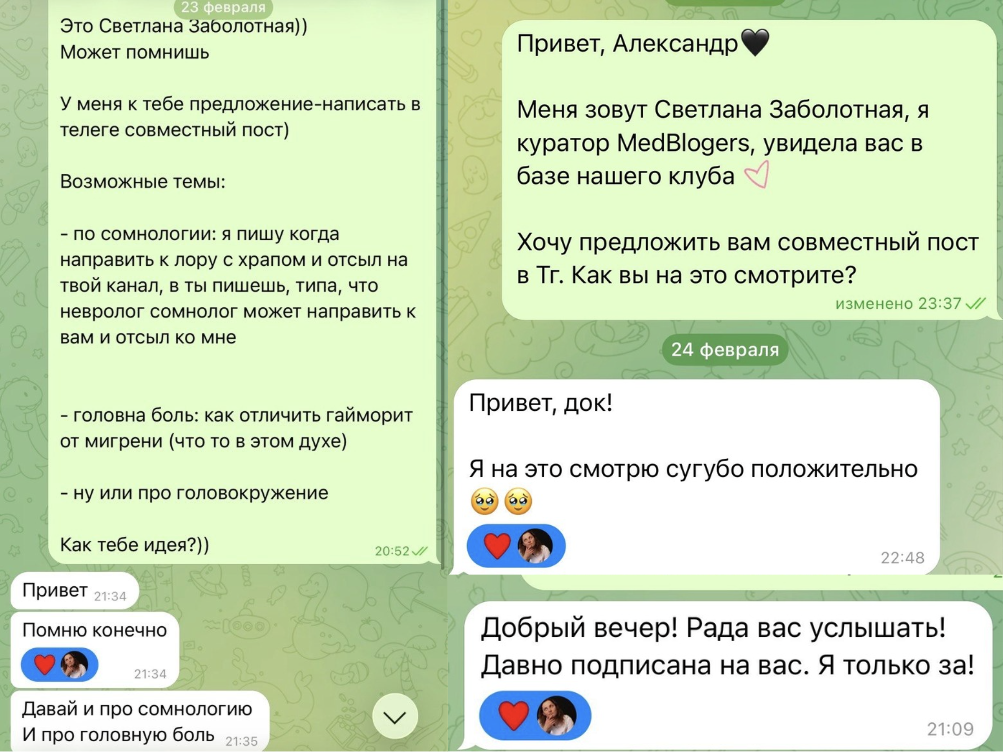 Привлечение подписчиков в телеграм-канал врача бесплатно — кейс Светланы Заболотной с Единой базой врачей-блогеров от MEDBLOGERS