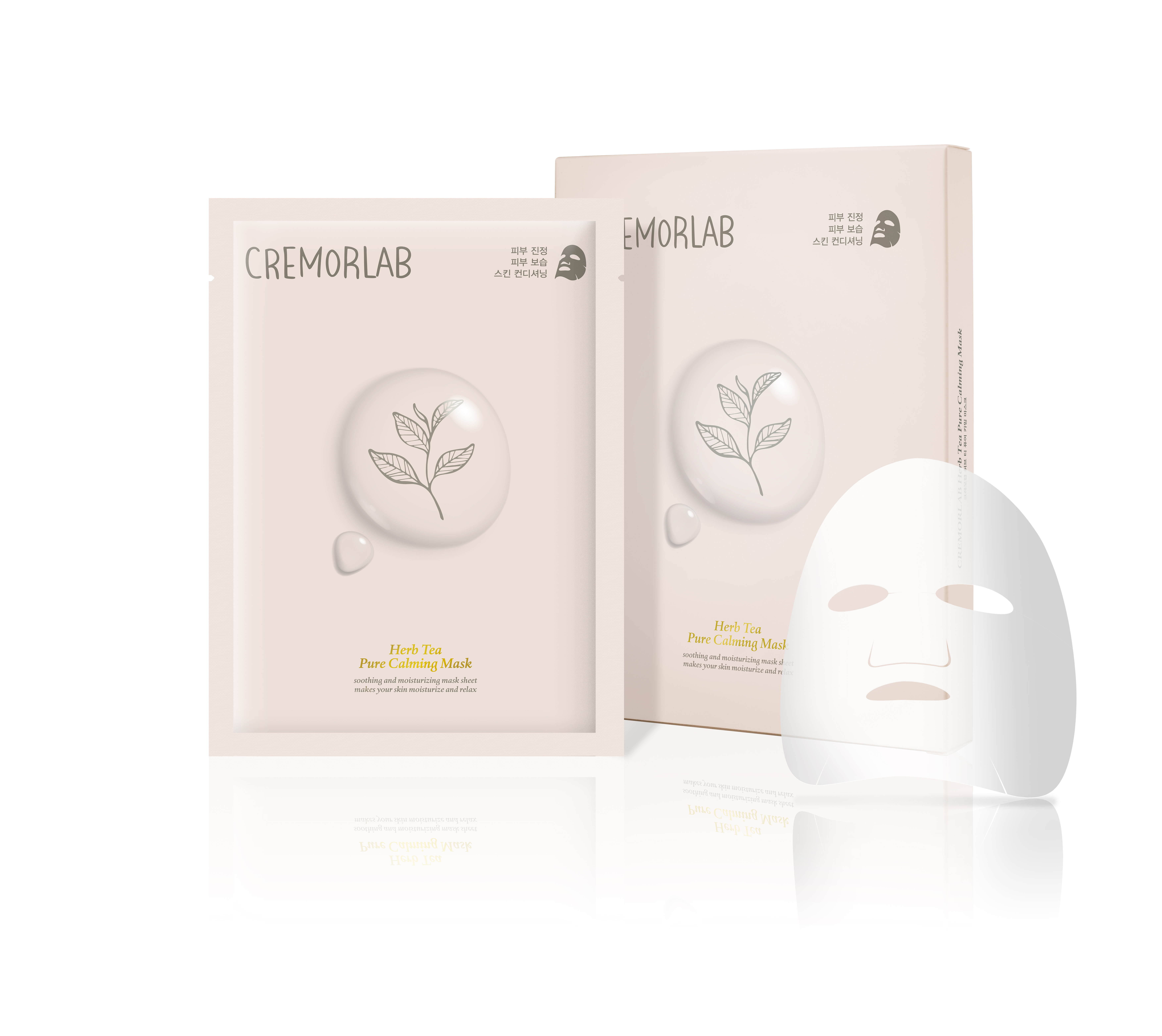 Маска успокаивающая с экстрактами ромашки и чая Herb tea blemish minus calming mask