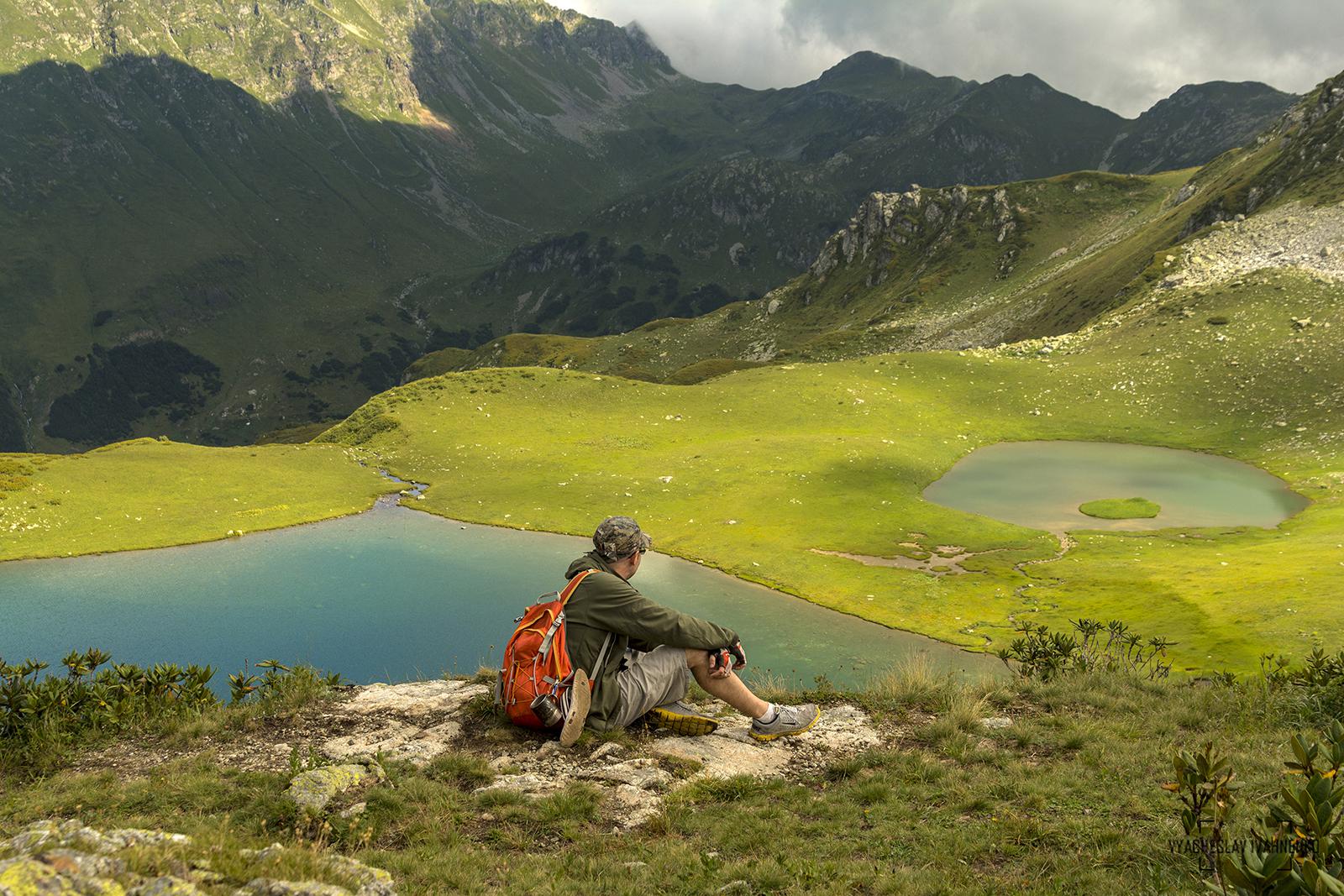 Долина семи озер в горах Абхазии