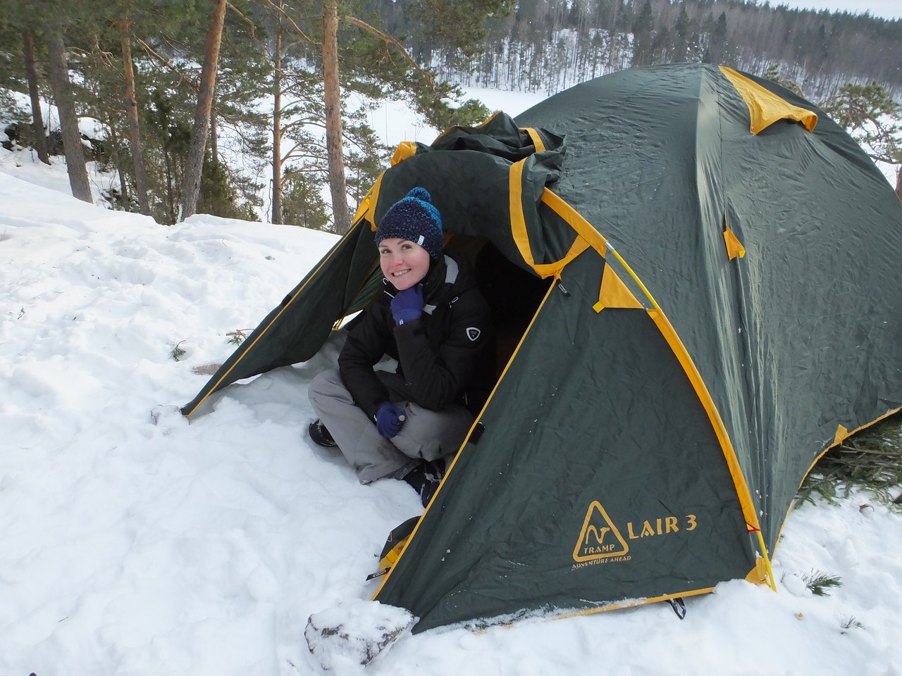 зимний поход на выходные в Ленобласти и Карелии