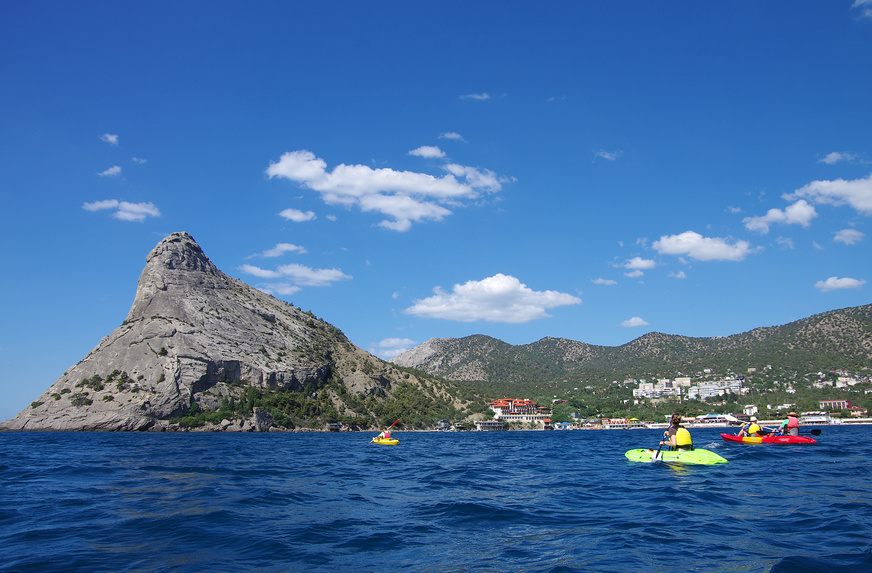 Сплав на каяках в Крыму