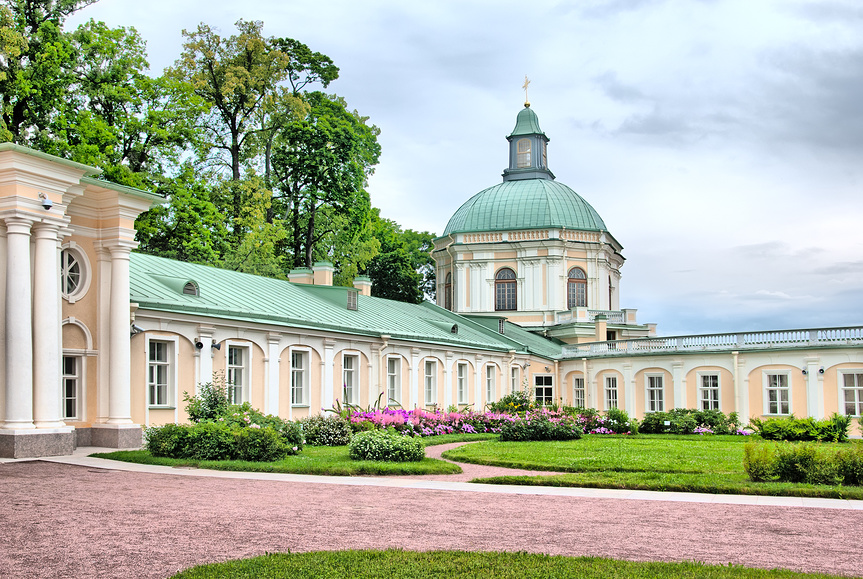 церковный павильон Большого Меньшиковского дворца Ораниенбаум