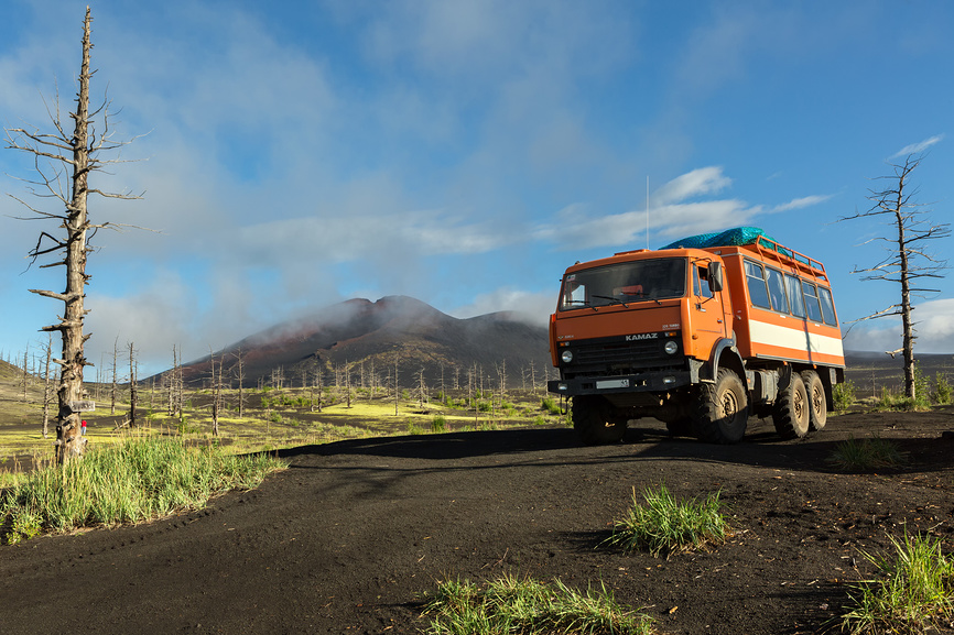 По Камчатке на вахтовке (машине повышенной проходимости)