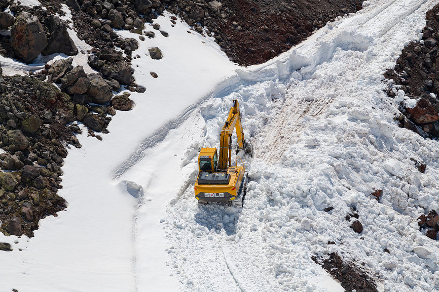 расчистка после лавины