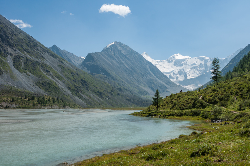 Гора Белуха и Аккемское озеро