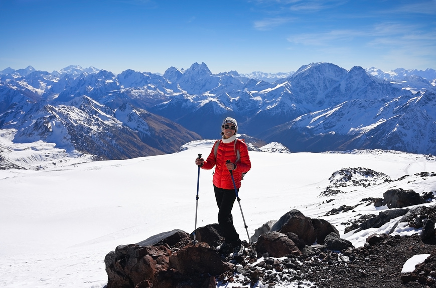 Лёгкая пуховка в путешествии