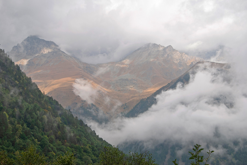 Туманное утро в Дигории