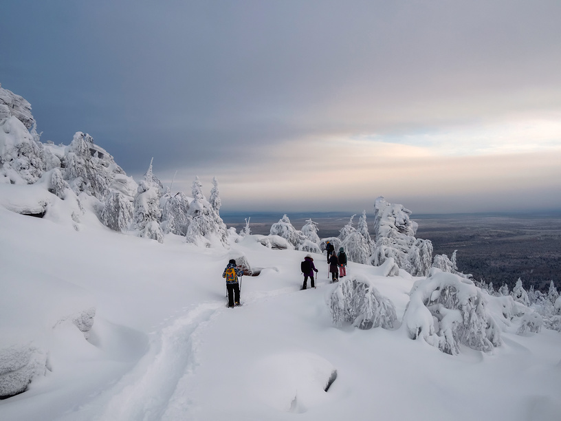 куда пойти на снегоступах