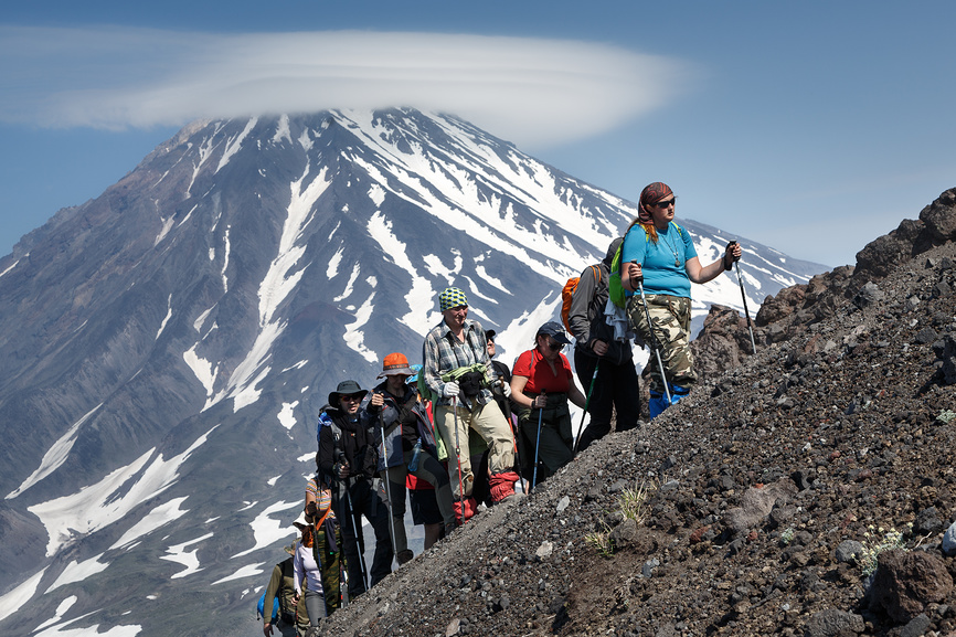 Восхождение на Камчатке