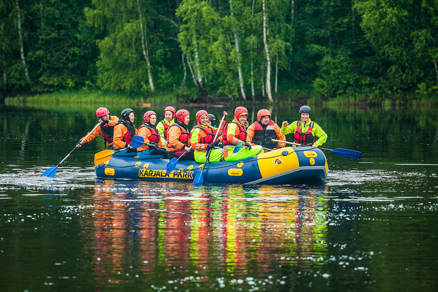 рафтинг для начинающих по реке Шуя в Карелии