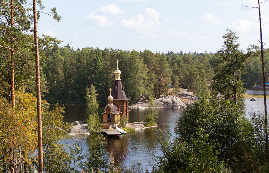 церковь на воде вуокса ленобласть