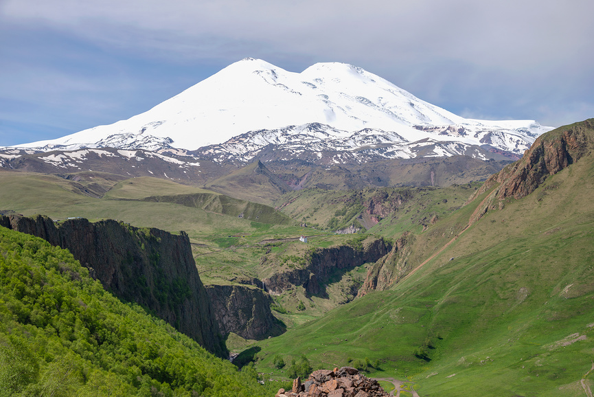 вид на Эльбрус