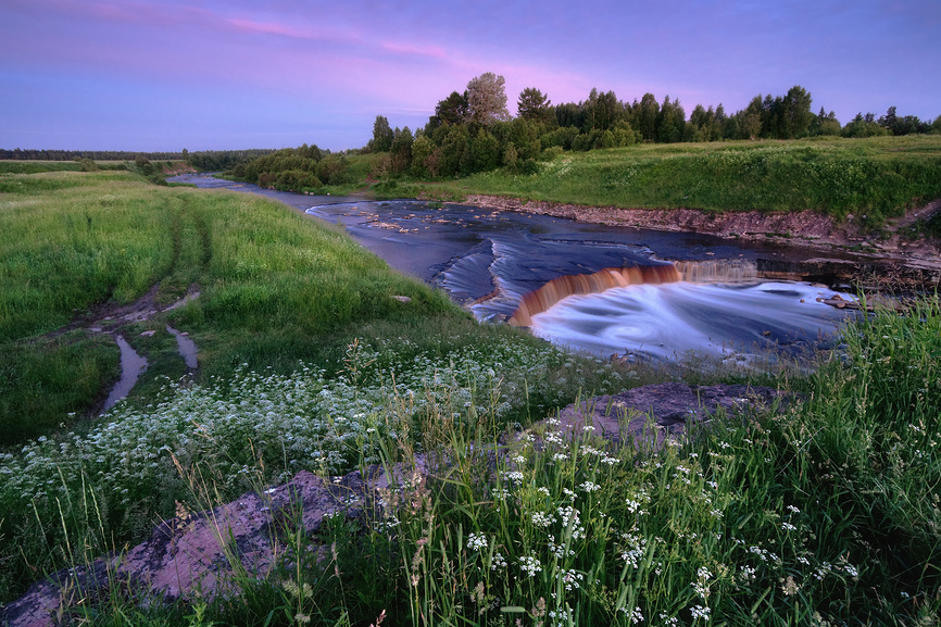 Водопад на реке Тосна