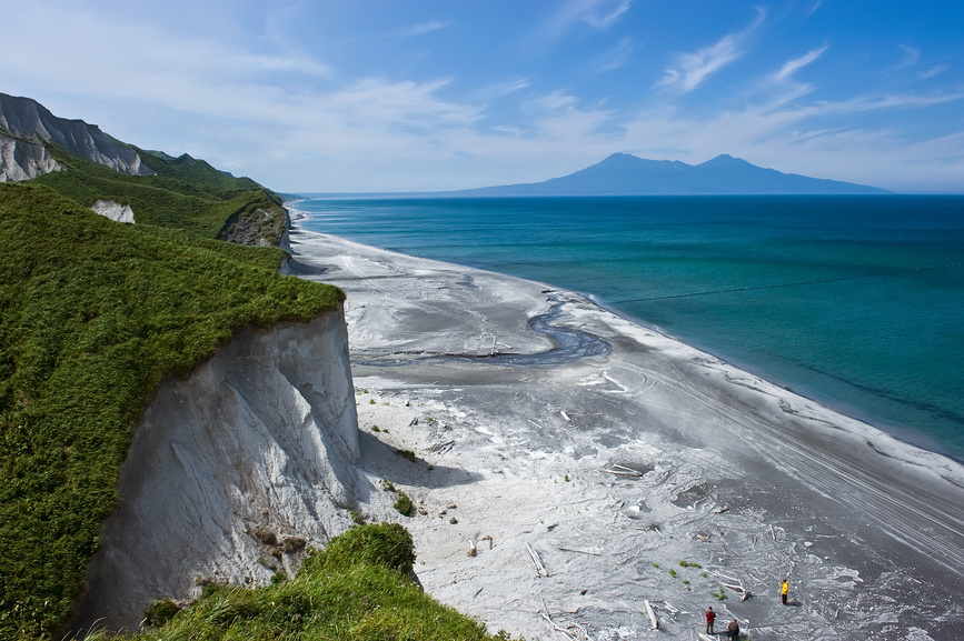 Белые скалы острова Итуруп