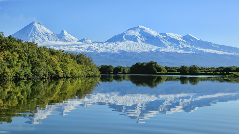 Полуостров Камчатка. Ключевская группа вулканов
