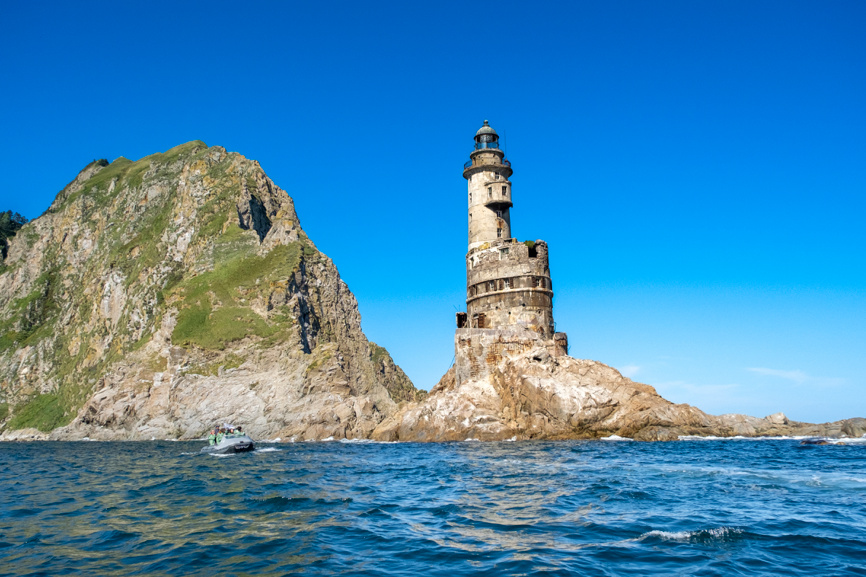 Маяк Анива на острове Сахалин