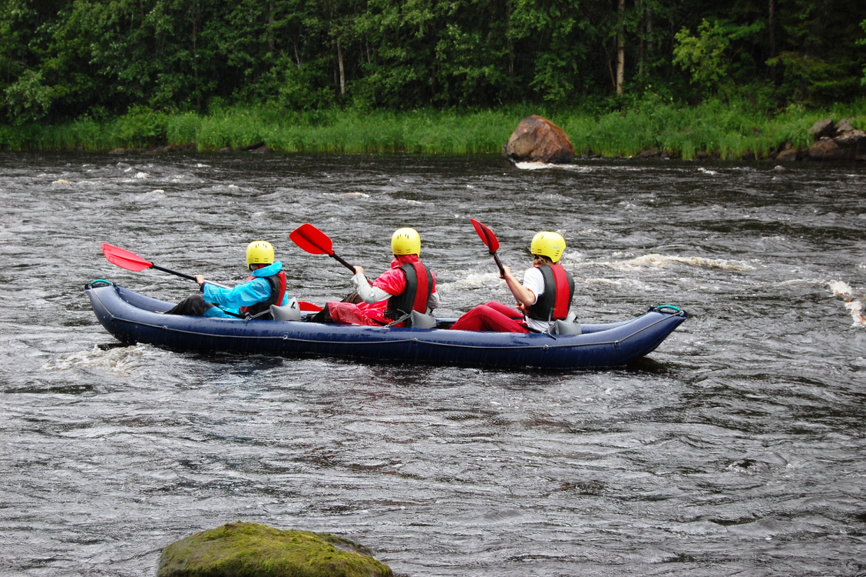 Сплав на байдарке по реке Шуя, Карелия