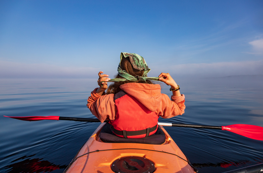 Водный поход на каяке, Карелия