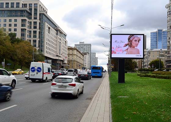 Ситиборды на дорогах Москвы