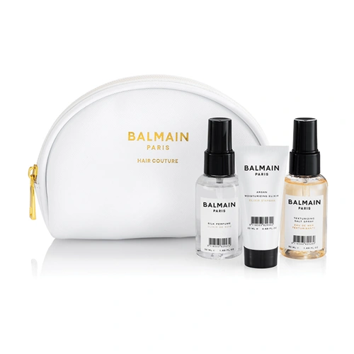 Купить Белая косметичка со средствами для укладки от Balmain