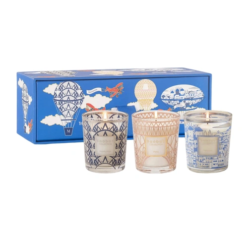 Купить свечи Manhattan-Paris-Mykonos, 3*80г от Baobab Collection