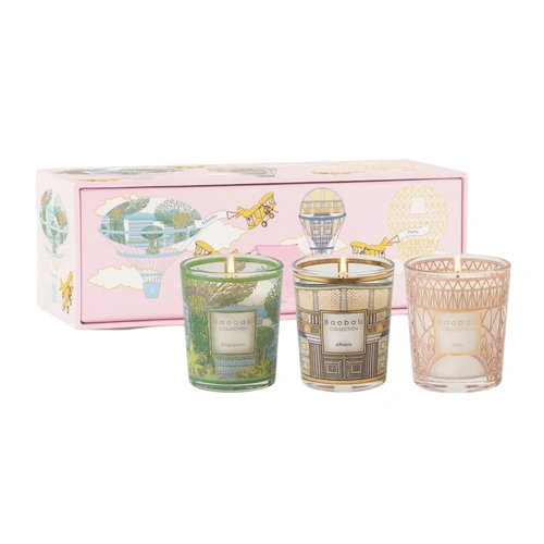 Купить свечи Singapore-Athenes-Paris, 3*80 г от Baobab Collection