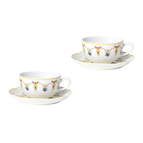 Купить Набор из 2-х чайных чашек и блюдец Trianon от Bernardaud