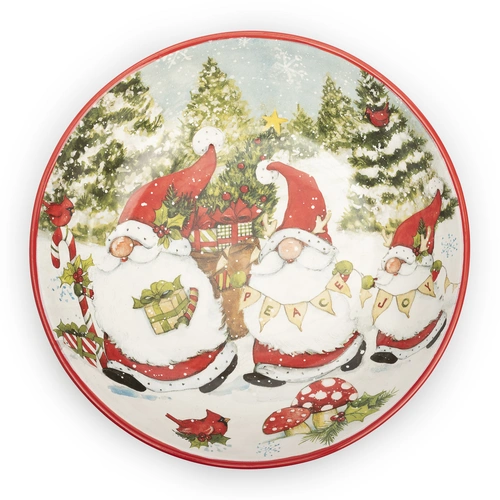 Купить Блюдо глубокое "Рождественские гномы" 33 см от Certified International