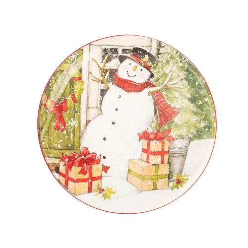 Купить Тарелка пирожковая «Дом снеговика», 15 см от Certified International