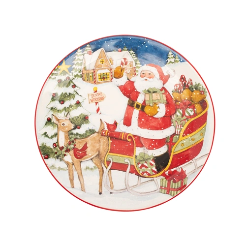 Купить Тарелка закусочная «Мастерская Санта-Клауса», 23 см от Certified International