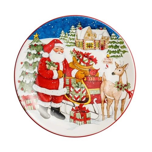 Купить Тарелка закусочная «Коробки с подарками» 23 см от Certified International