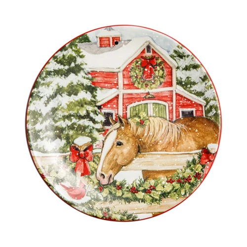 Купить Тарелка закусочная «‎Лошадь гнедая» 23 см от Certified International