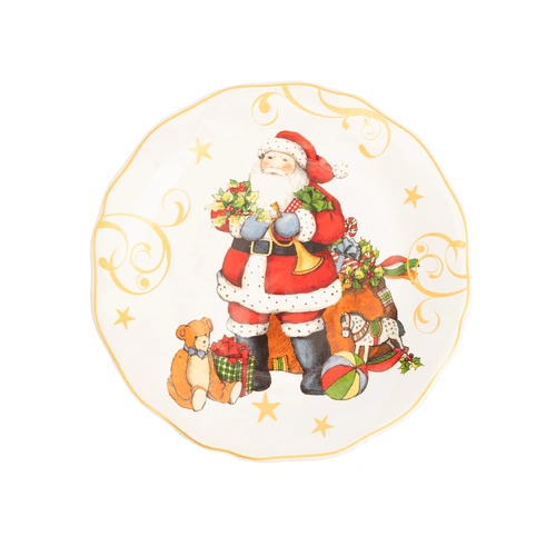 Купить Тарелка закусочная «Винтажный Санта.Мячик», 23 см от Certified International