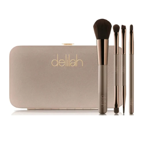 Купить Vegan Travel Brush Collection Kit дорожный набор кистей от Delilah