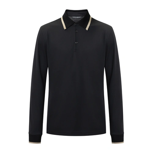 Купить лонгслив поло от Dolce&Gabbana