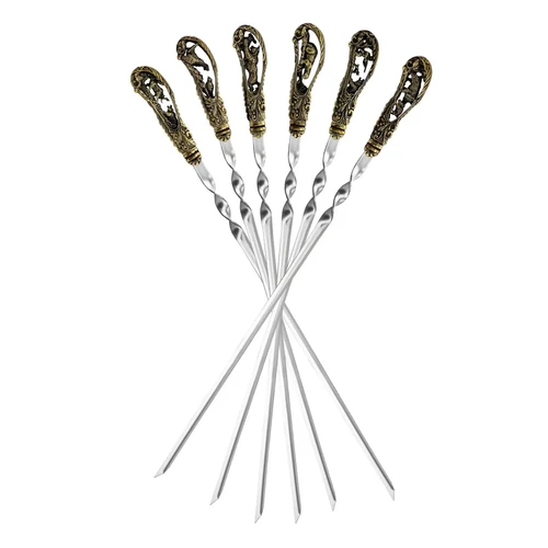Купить Набор шампуров Охотничий латунный от Кольчугинский мельхиор