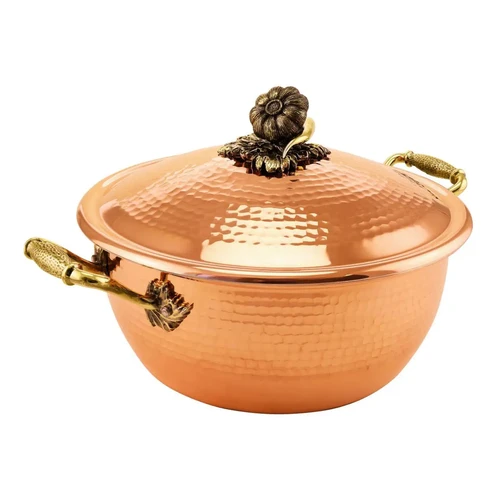 Купить Кастрюля с крышкой «Чеснок» 3,5 л от Кольчугинский мельхиор