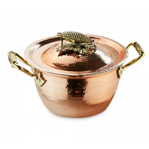 Купить Кастрюля с крышкой «Кукуруза»‎ 2 л от Кольчугинский мельхиор