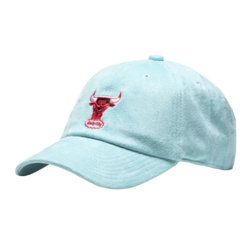 Купить бейсболка Suede Dad Strapback Chicago Bulls от MITCHELL&NESS