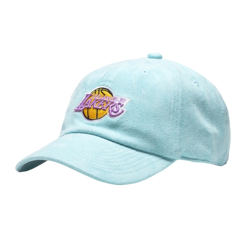 Купить бейсболка Los Angeles Lakers Suede Dad Strapback от MITCHELL&NESS