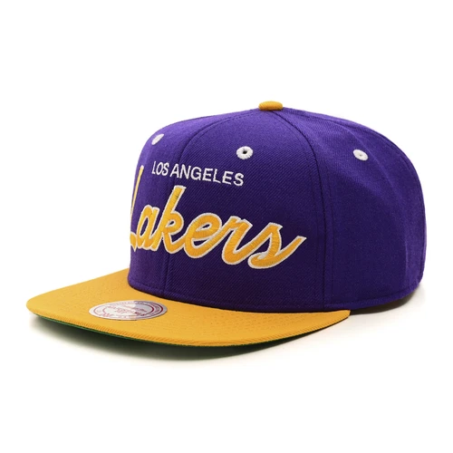 Купить бейсболка Los Angeles Lakers 2 Tone Script от MITCHELL&NESS