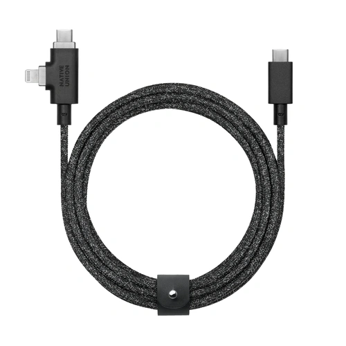 Купить кабель зарядный USB-C to USB-C & Lightning от Native Union