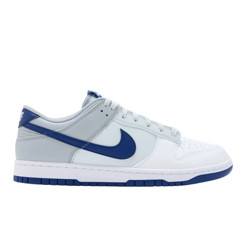 Купить кроссовки Dunk Low Retro «White & Deep Royal» от Nike