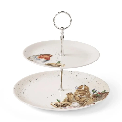 Купить Блюдо 2-ярусное «Робин и Банни», 267 см от Royal Worcester
