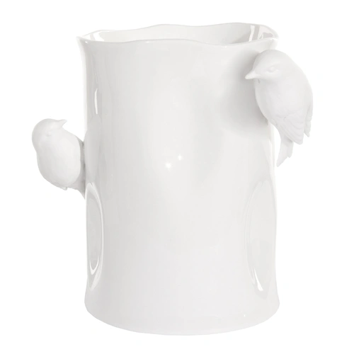 Купить Фарфоровая ваза с белыми птицами от Shishi