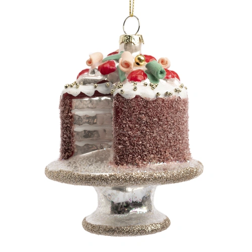 Купить Елочная игрушка торт, 10 см от Shishi
